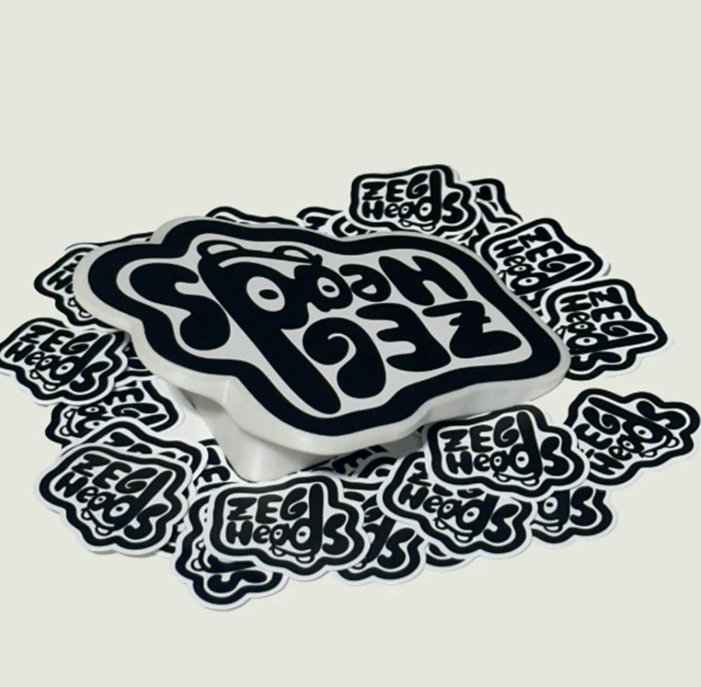 ZEGHEAD 3D LOGO KICKER Black 5inch