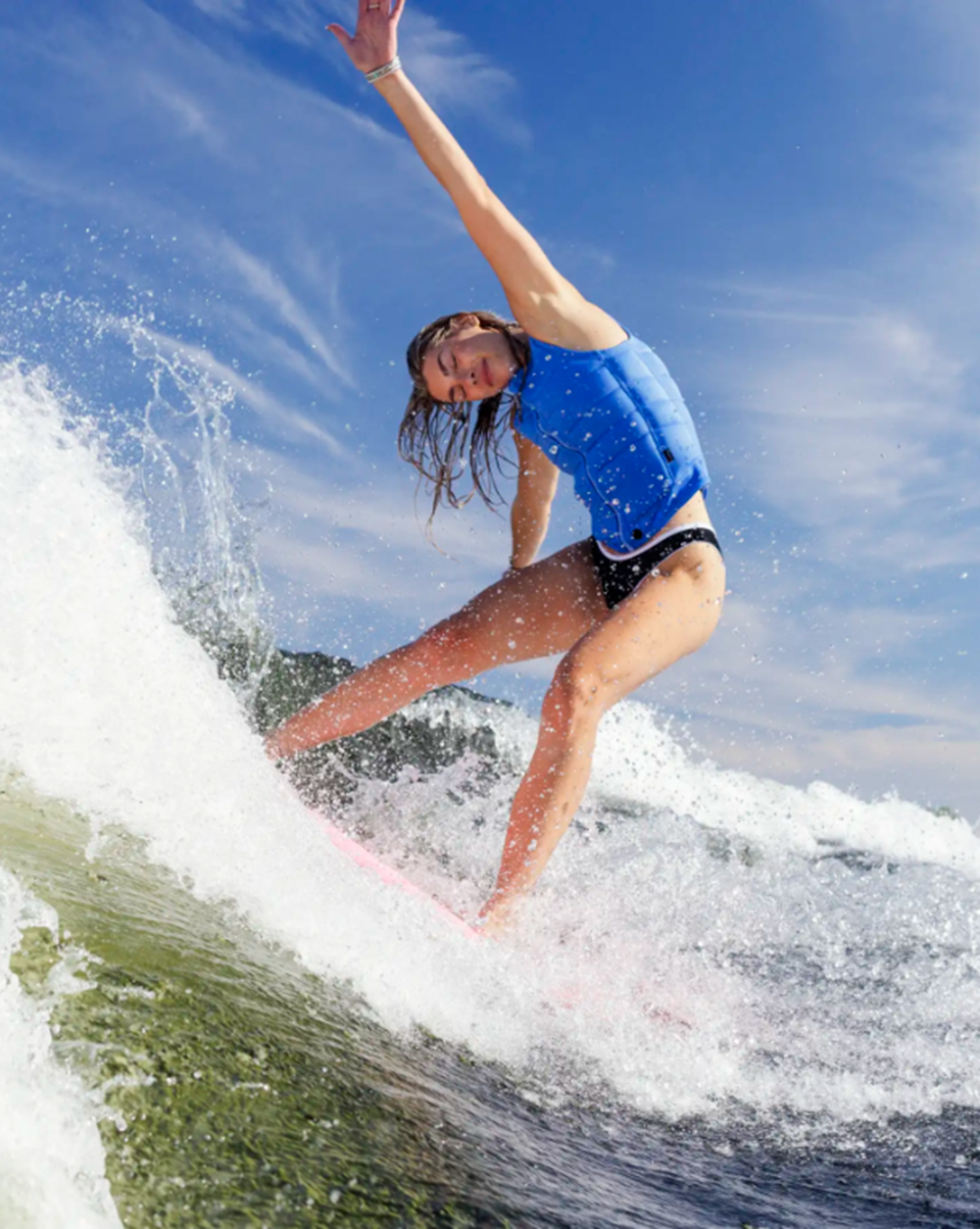 Follow Total Impact Vest Womens Blue