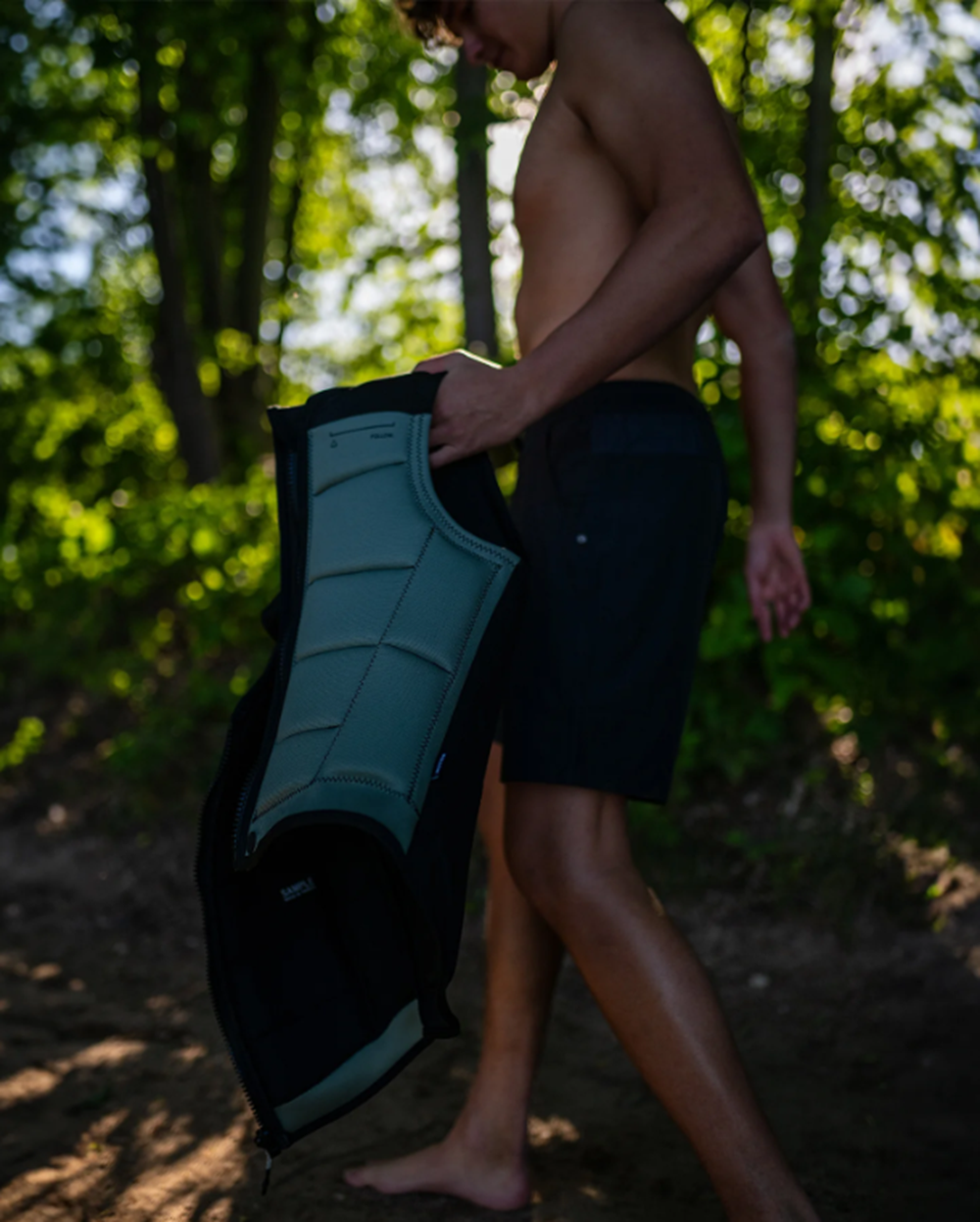 Follow Section Impact Vest Mens Black Petina