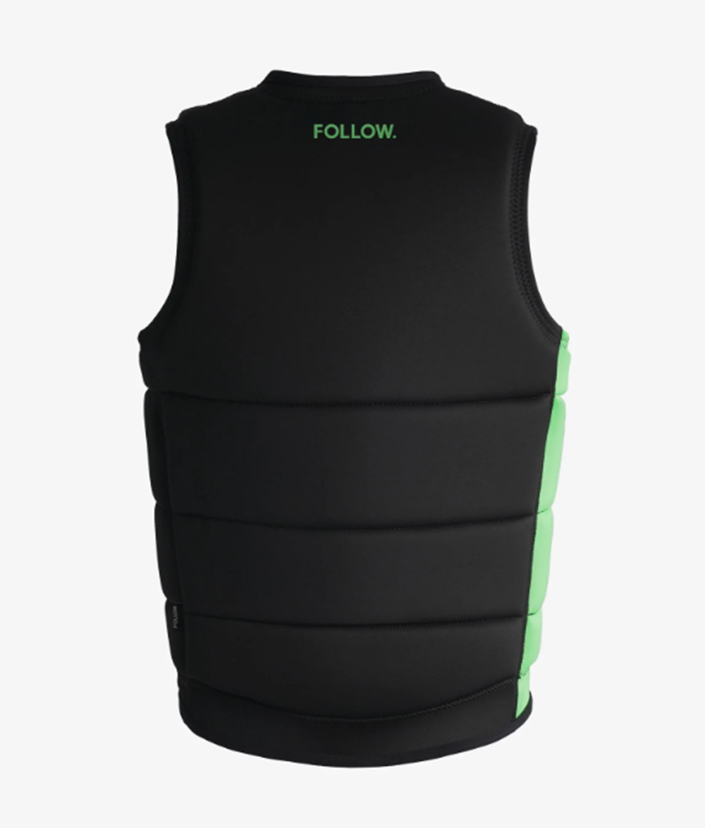 Follow Corp Impact Vest Mens Black Green