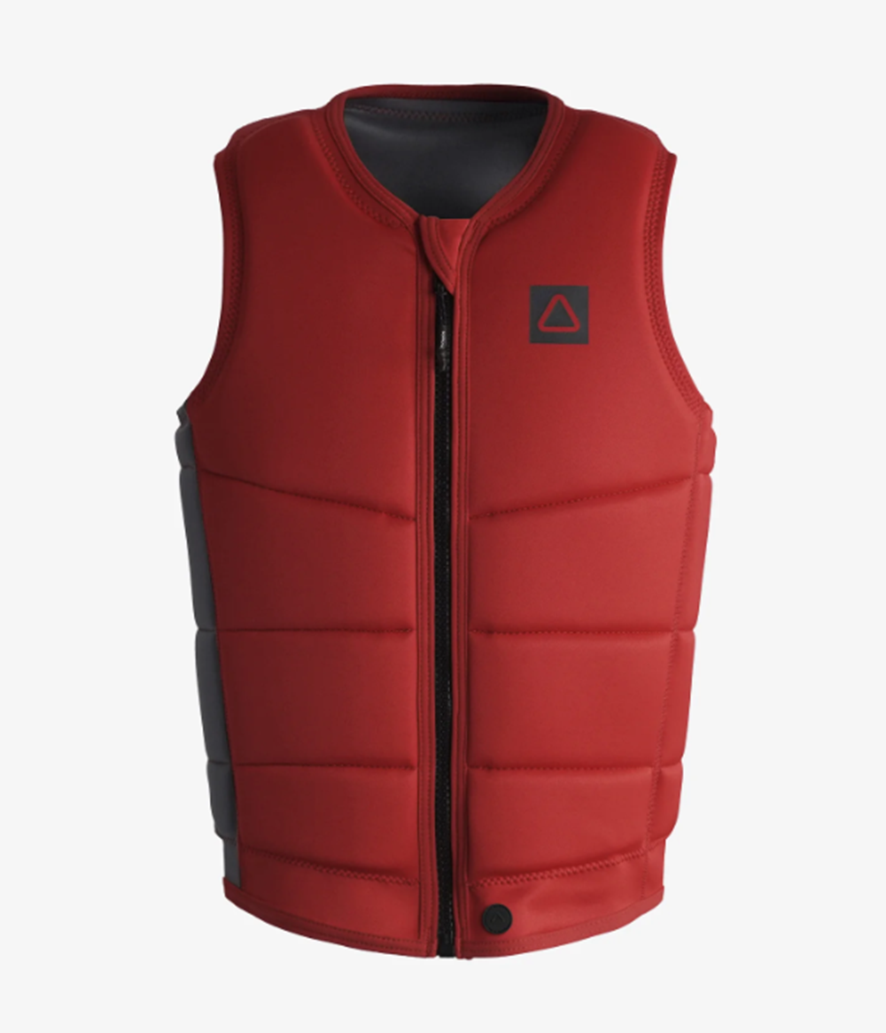 Follow Corp Impact Vest Mens Red Grey
