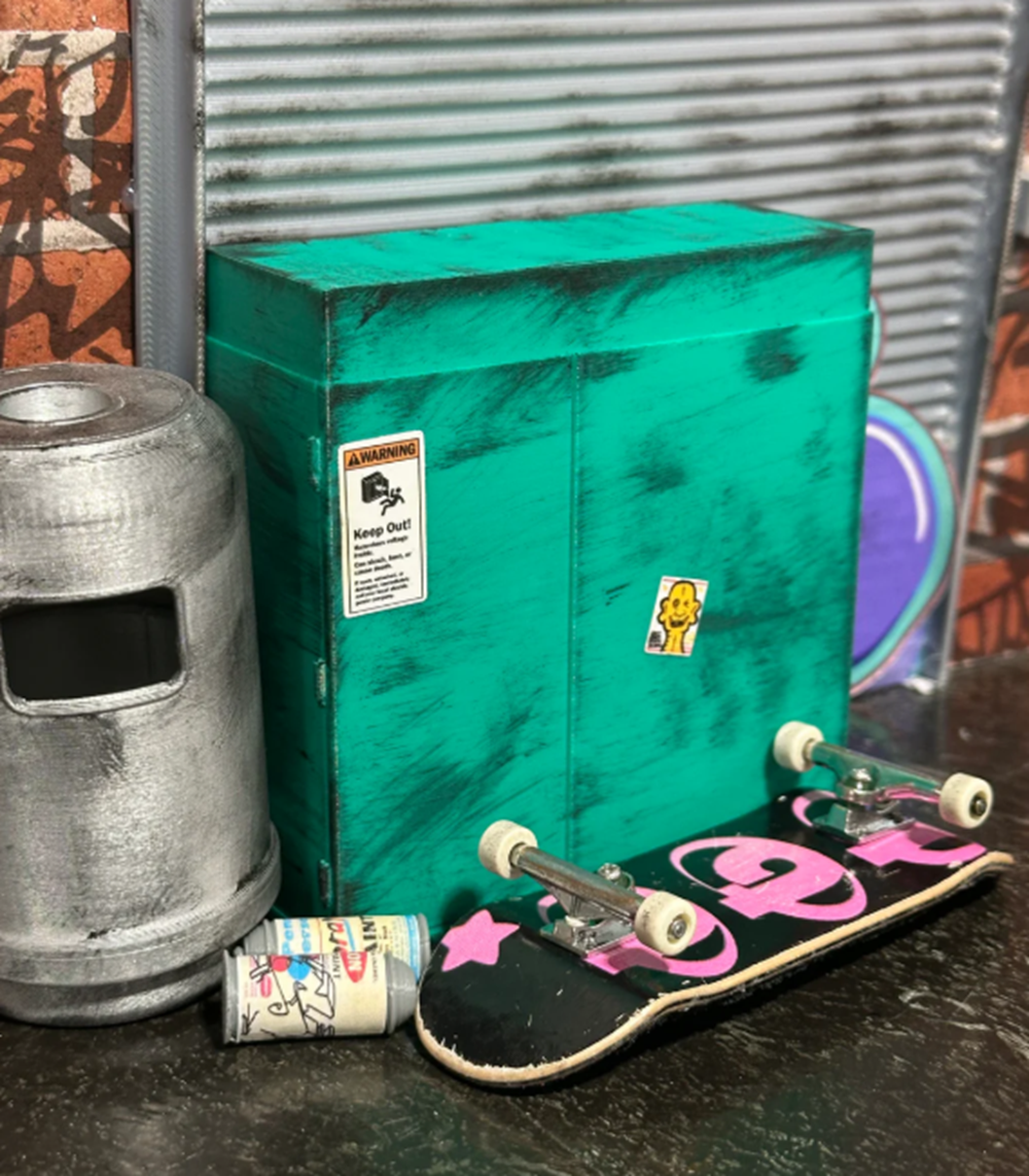 ZEGHEADS Electrical Unit Fingerboard Green 3.5 x 3.5