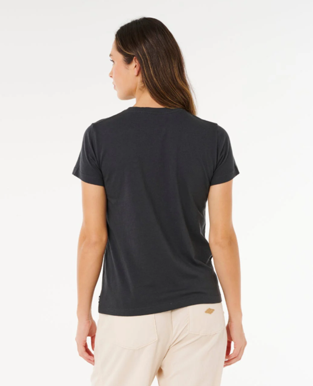 Rip Curl Sun Beams Tshirt Washed Black