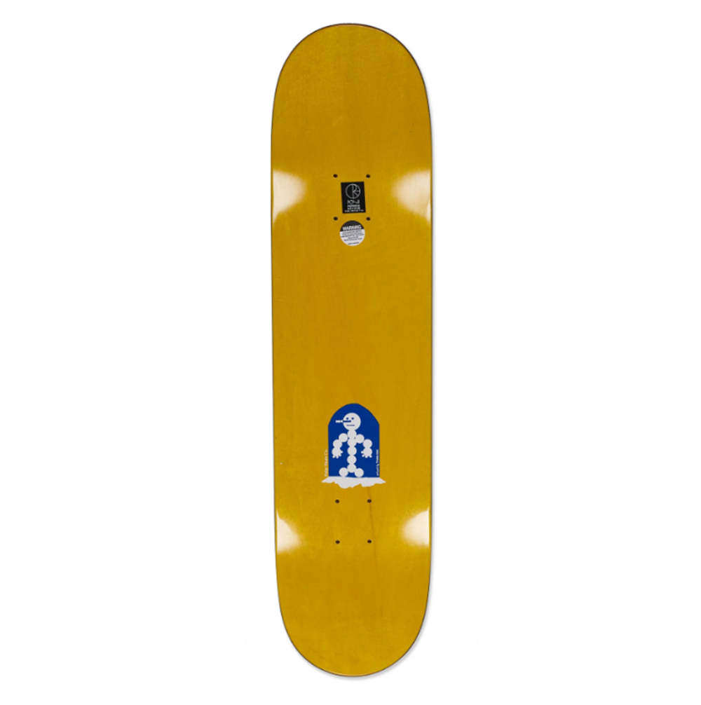 Polar Laurent Snowman Skateboard Deck Blue 8.375x41.1WB