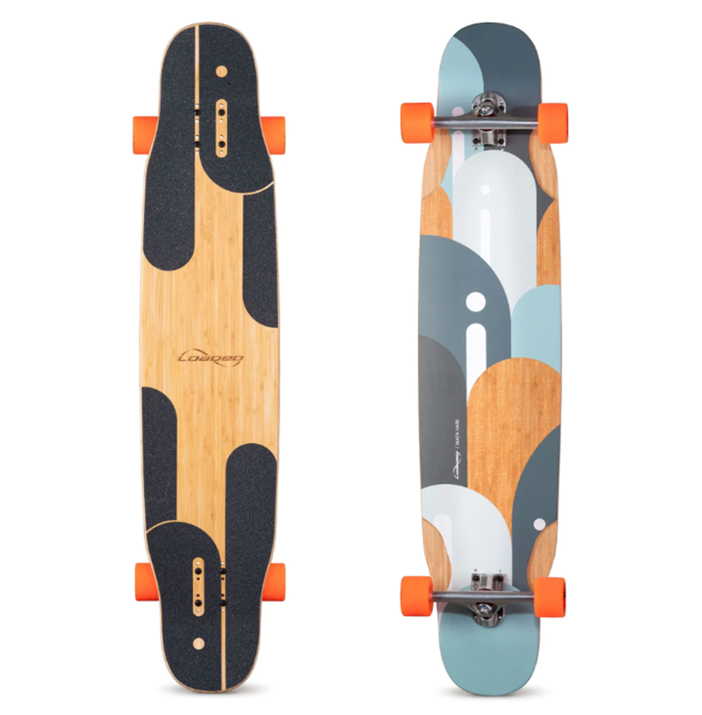 Loaded Mata Hari Skateboard Complete Blue Natural 9.25x44.5"