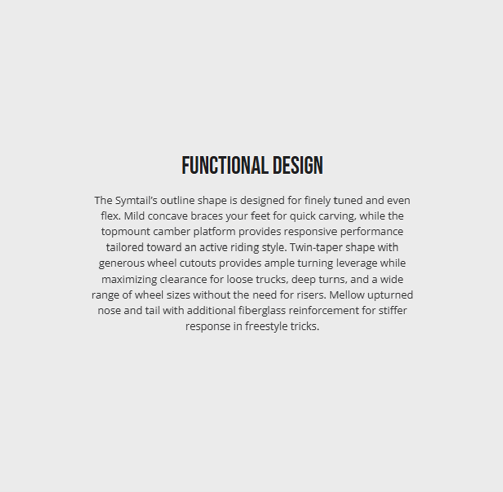 Loaded Symtail Flex 2 Skateboard Complete Natural Black 8.75x39.5"