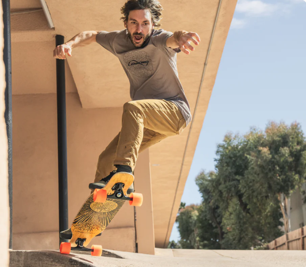 Loaded Symtail Flex 2 Skateboard Complete Natural Black 8.75x39.5"