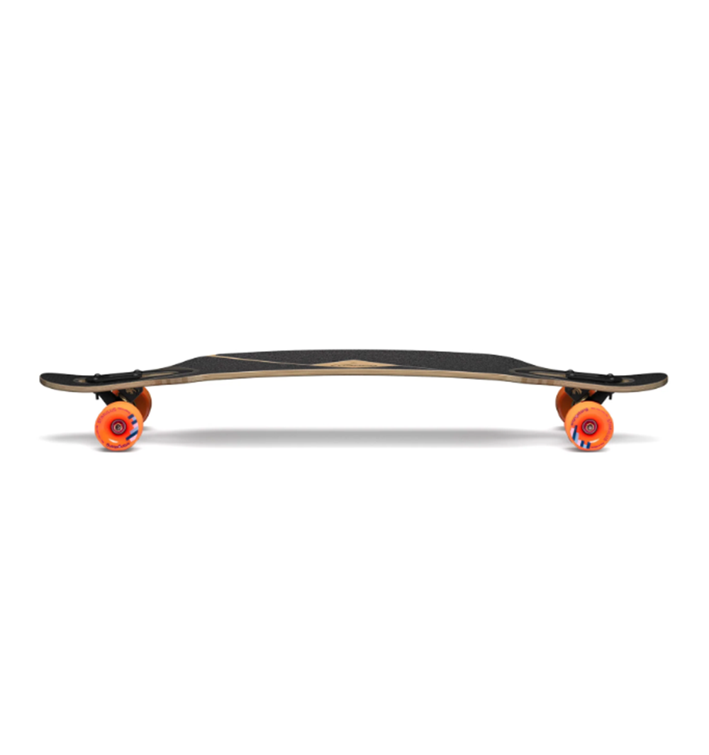 Loaded Tan Tien Flex 2 Skateboard Complete Brown 8.75x39"