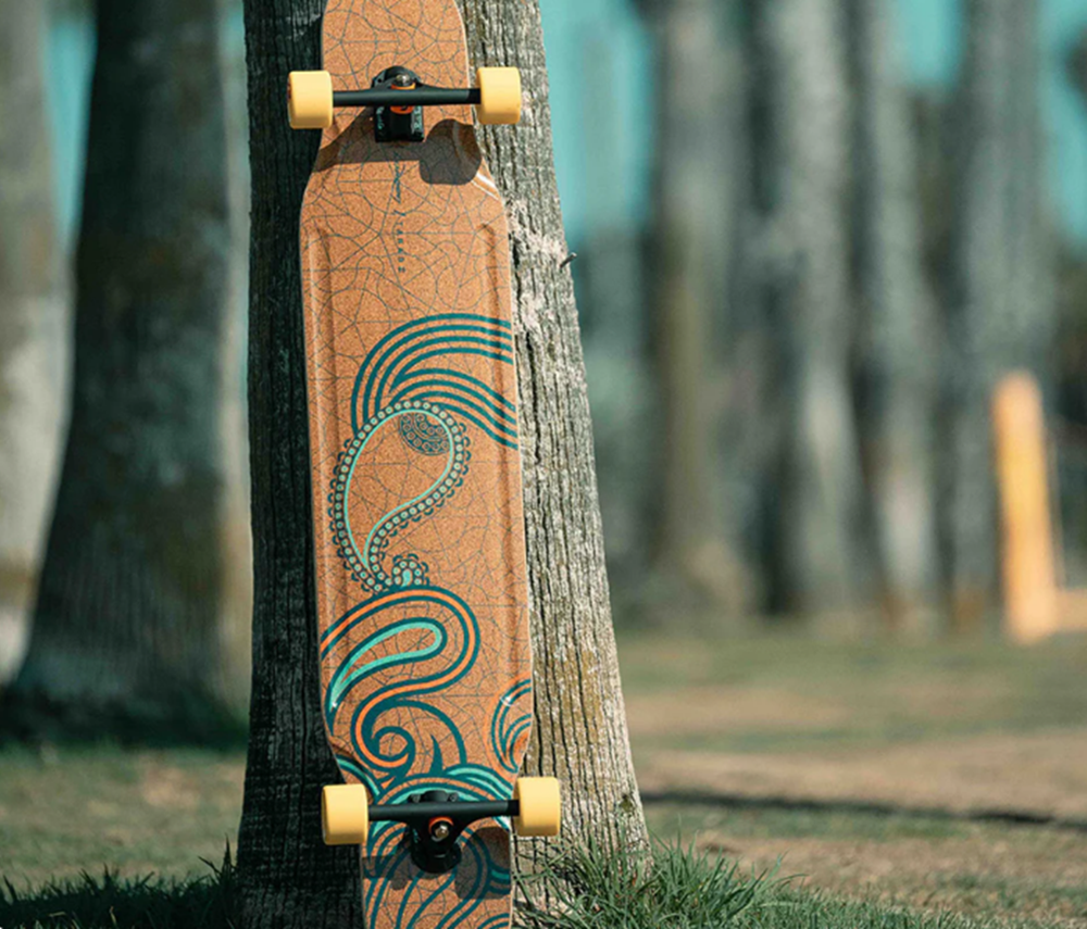 Loaded Tarab II Flex 2 Skateboard Complete Brown 9.5x47"