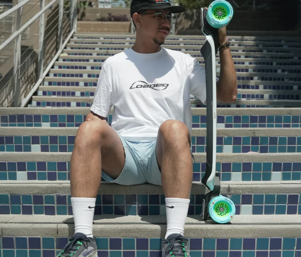 Loaded Tangent Skateboard Complete Light Blue 9.75x35.75"