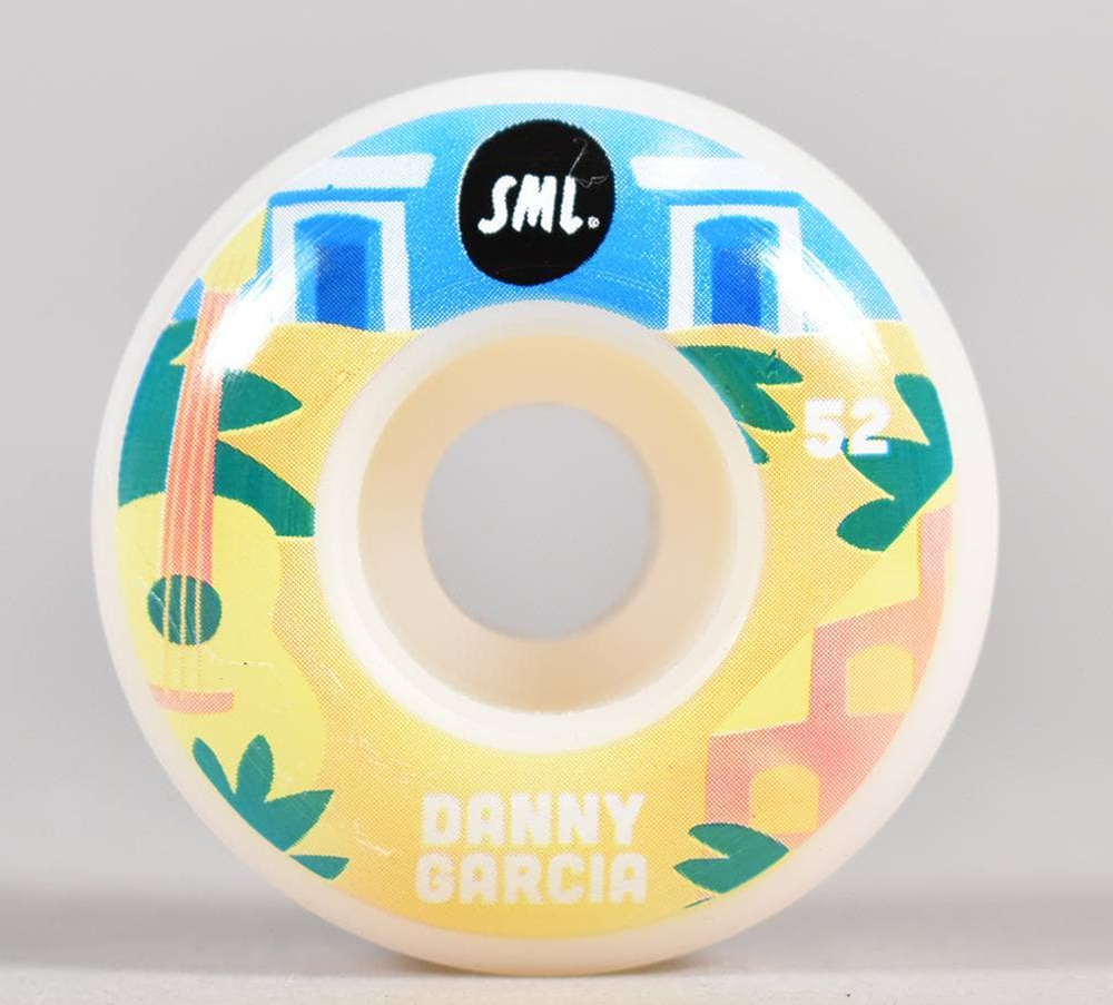SML Arvo Danny Garcia Wheels Set Yellow Blue Natural 52mm