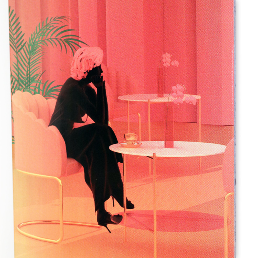 Cafe Unexpected Beauty Skateboard Deck Pink 8.125x14WB