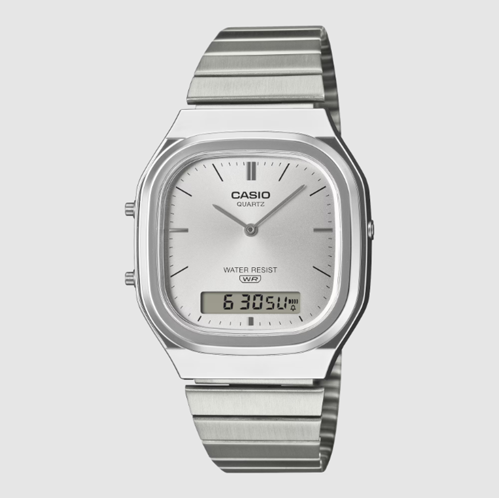 CASIO AQ240E-7A Watch Silver