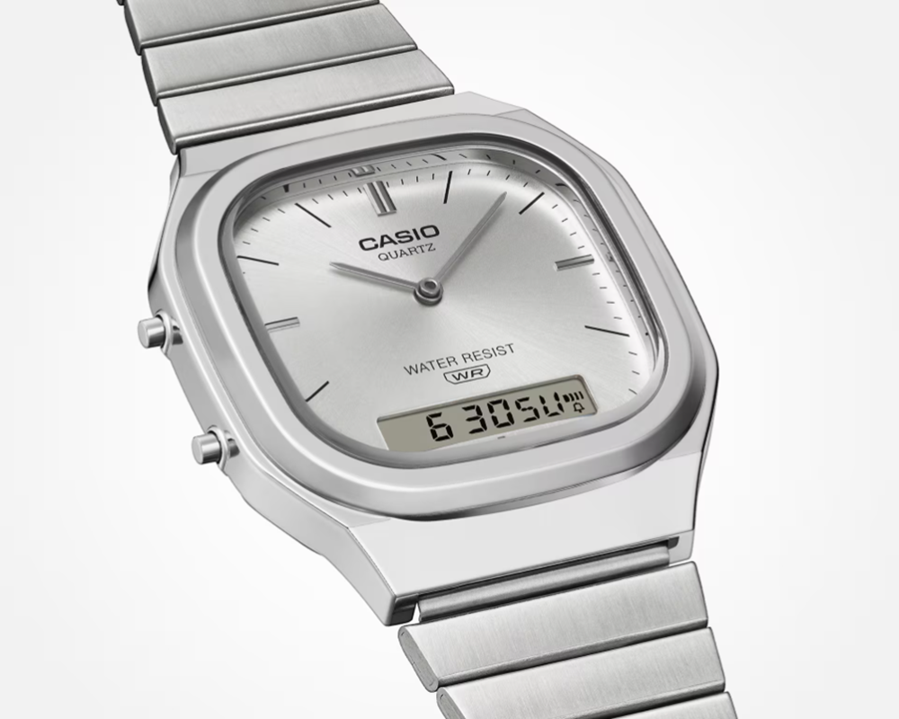 CASIO AQ240E-7A Watch Silver