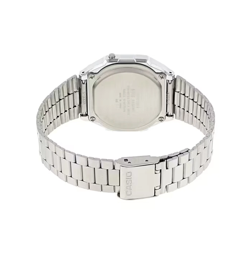 CASIO A168WEM-1VT Watch Silver Black
