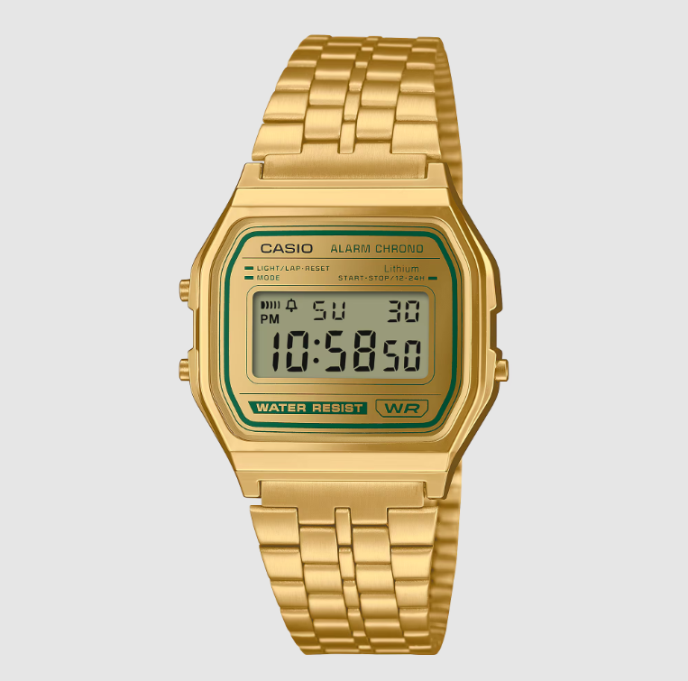 CASIO A158WEGV-9A Watch Gold