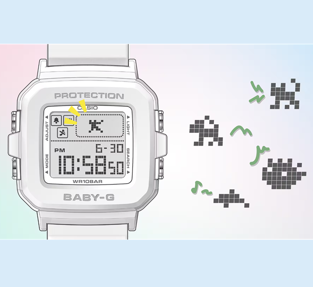 GSHOCK BGD10L-7 Watch White BABY G