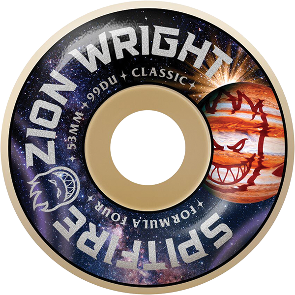 SPITFIRE WRIGHT F4 COSMIC CLASSIC 53mm 99a NATURAL WHEELS SET