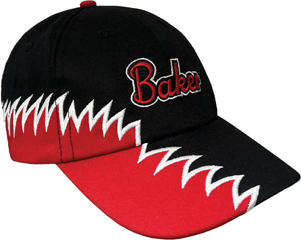 BAKER SNAP ON HAT ADJ-BLK/RED