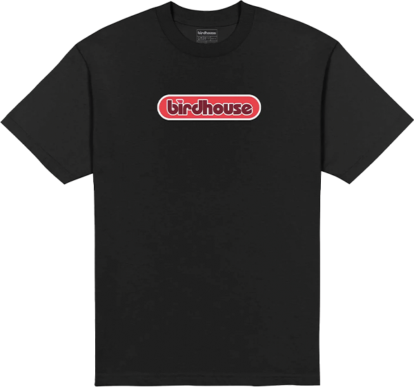 BIRDHOUSE RED PILL SS LARGE BLACK