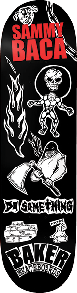 BAKER BACA DIVINE EVIL SKATEBOARD DECK-8.5