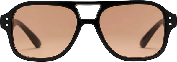 CHPO COCAS SUNGLASSES BLACK/LIGHT ORANGE