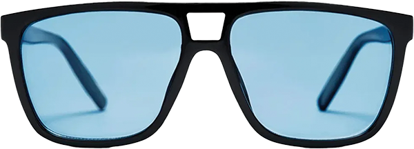 CHPO SILJIAN SUNGLASSES BLACK/LIGHT BLUE