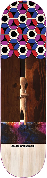 ALIEN WORKSHOP VISITOR DOORWAY SKATEBOARD DECK-8.5