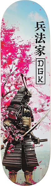 DGK ART OF WAR SKATEBOARD DECK-8.5 EMBOSSED