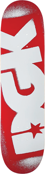 DGK OG LOGO SKATEBOARD DECK-8.06 RED/WHITE