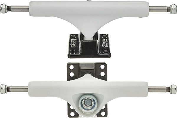 SLAPPY ST1 CLASSIC 8.5 PAINTED WHT/BLK TRUCKS SET