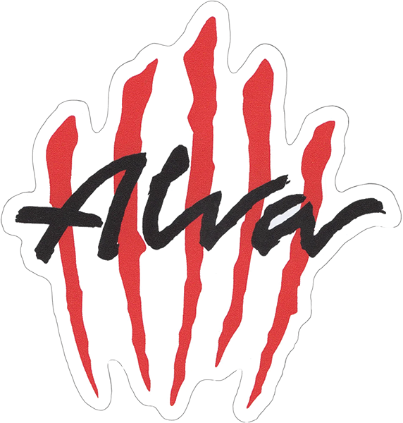 ALVA SCRATCH DIECUT DECAL 2x4.5"