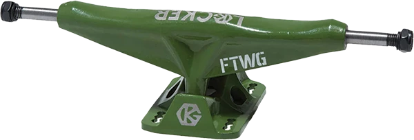GRIND KING LOCKER TRUCK 9.5 ARMY GREEN TRUCKS SET