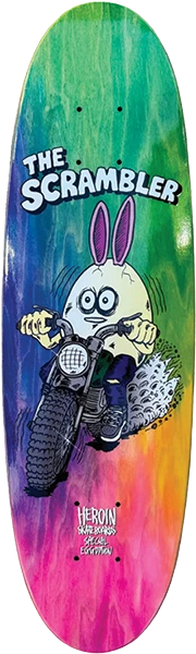 HEROIN SCRAMBLER EGG SKATEBOARD DECK-7.8X26.5