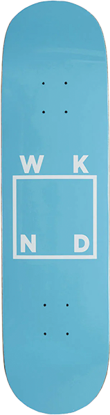 WKND LOGO SKATEBOARD DECK-8.0 BLUE
