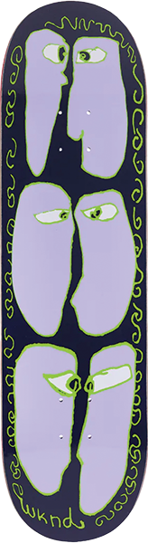 WKND ENZYME BEEF SKATEBOARD DECK-8.5 BLACK BASALT