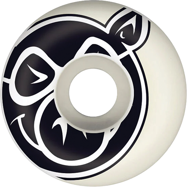 PIG CLASSIC 55MM 99A WHT/BLK WHEELS SET