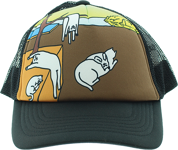 RIP N DIP NERMALI MESH TRUCKER HAT ADJ-BLACK