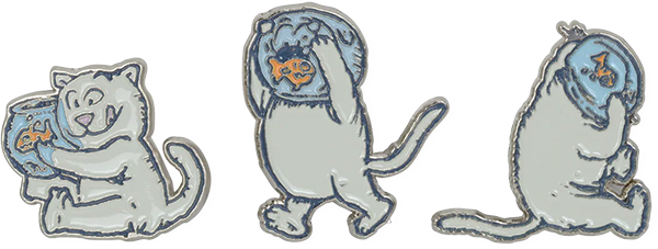 RIP N DIP FISH BOWL PIN 3/PK