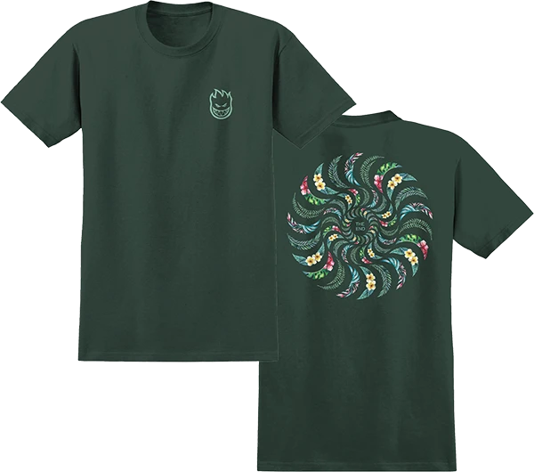 SPITFIRE FLORAL CLASSIC SS SMALL FOREST GRN