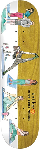 ANTI HERO DOOBIE FART YOGA SKATEBOARD DECK-8.69