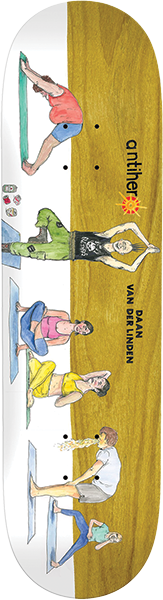 ANTI HERO DAAN FART YOGA SKATEBOARD DECK-8.38