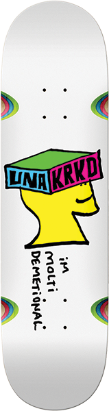 KROOKED UNA MOLTI DEMET SKATEBOARD DECK-8.28