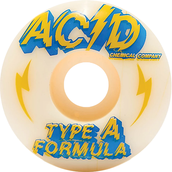 ACID TYPE A SIDECUT POWER 54mm 99a BLUE/WHT WHEELS SET
