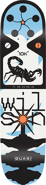 QUASI WILSON Y2K SKATEBOARD DECK-8.75