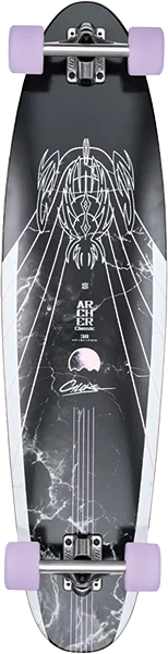 GLOBE ARCHER CLASSIC SKATEBOARD COMPLETE 9.75X38.5 BAMBOO/PURPLE
