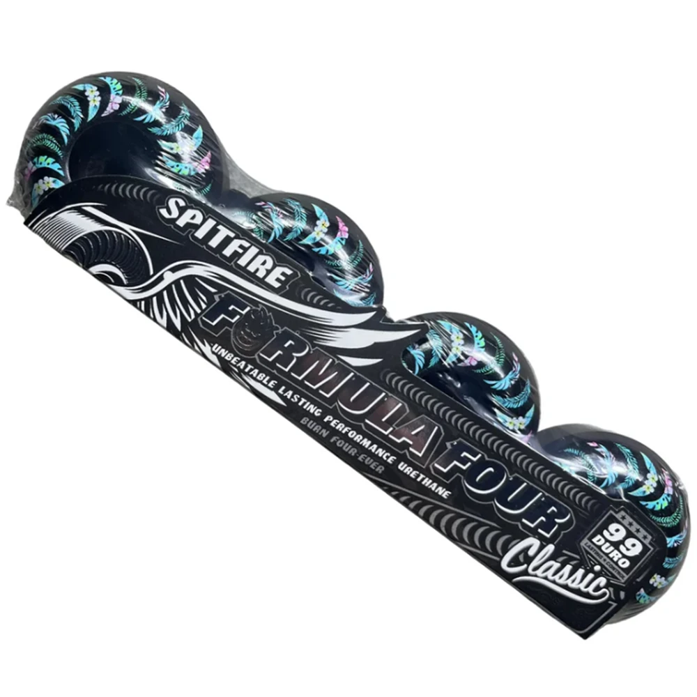 Spitfire F4 Team Floral Classics Wheels Black 55/99a