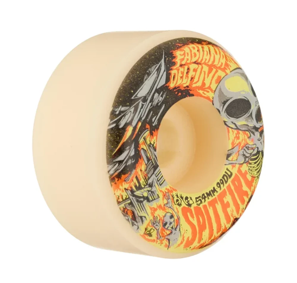 Spitfire F4 Fabiana Invasion Wheels Natural Orange 53/99a