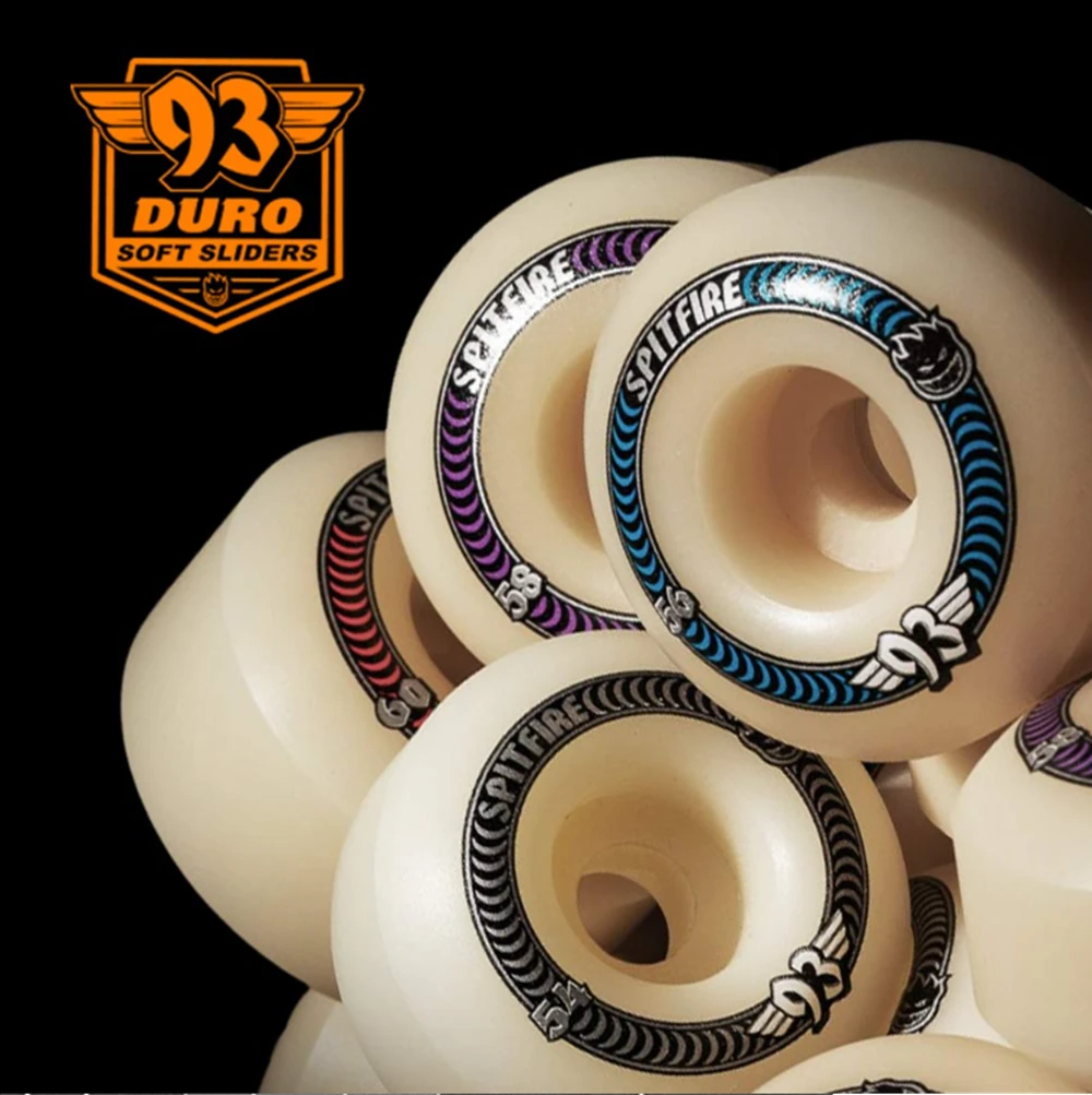 Spitfire F4 Soft Slider Classic Wheels Natural Black 54/93a