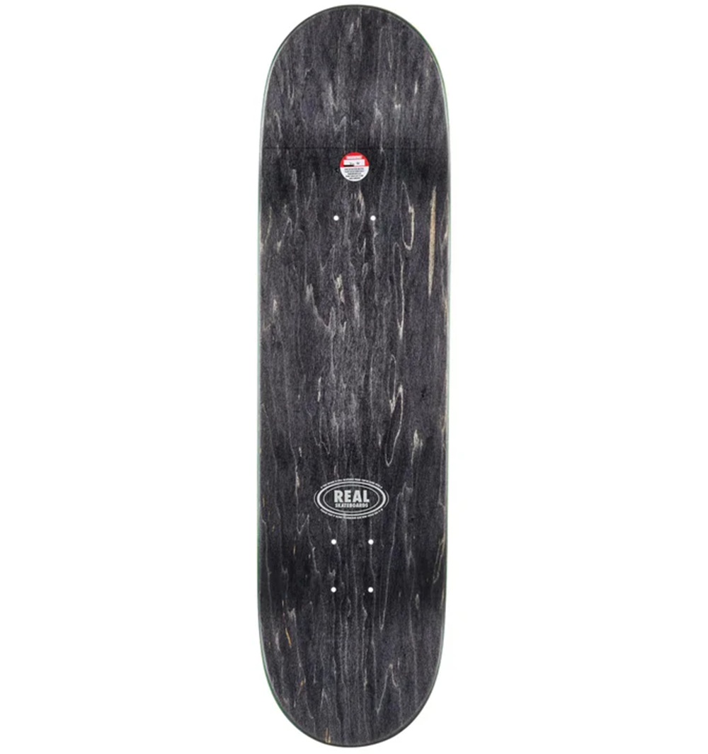 Real Team Synthetic Peace Skateboard Deck Navy 8.5x14.25WB